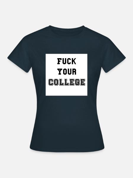 college - Frauen T-Shirt - Navy