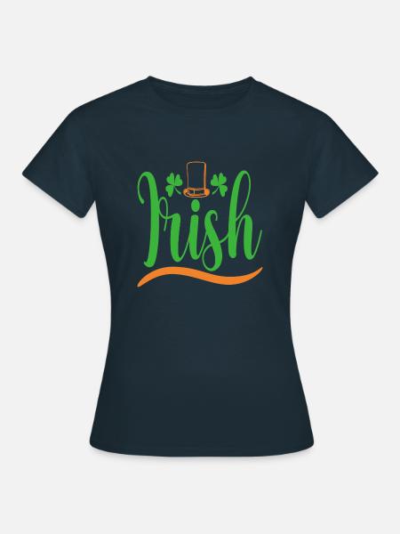 Irish St. Patricks Day - Frauen T-Shirt - Navy