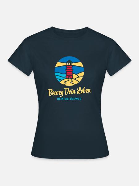 Beweg Dein Leben - Frauen T-Shirt - Navy