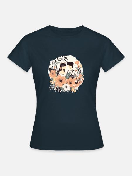 Ehepaar - Frauen T-Shirt - Navy