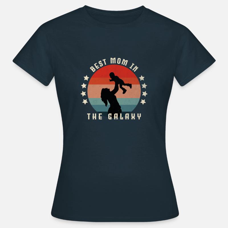 Beste Mutter der Galaxis - Frauen T-Shirt - Navy
