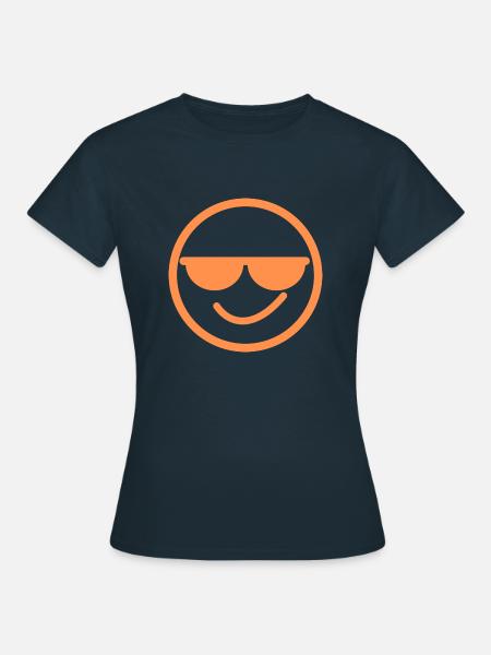 Smily cool - Frauen T-Shirt - Navy