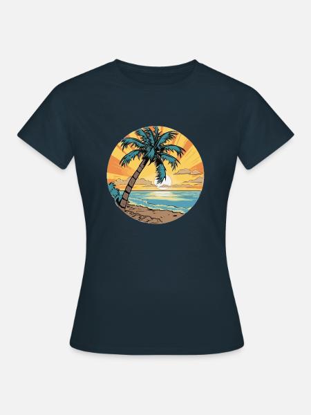 Für immer Urlaubsreif:) - Frauen T-Shirt - Navy