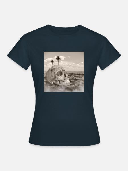Skull Island - Frauen T-Shirt - Navy