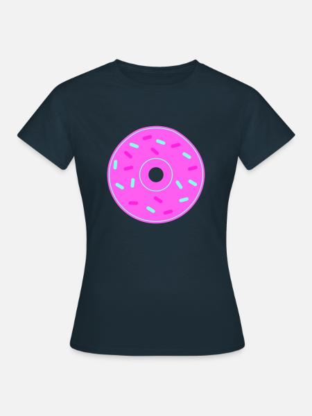 donut - Frauen T-Shirt - Navy