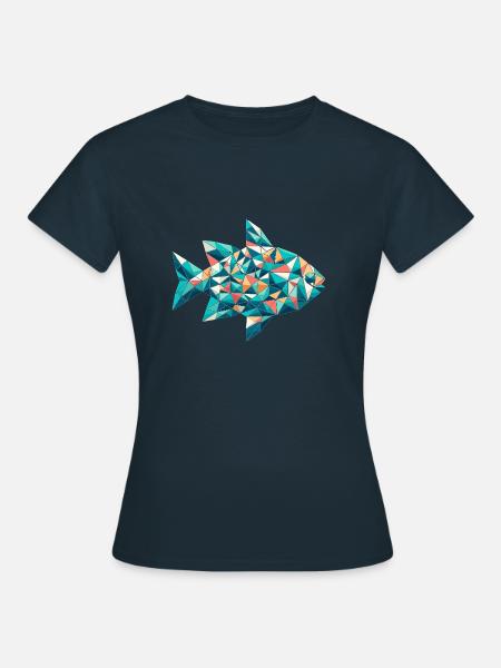 Fisch // fisch - Frauen T-Shirt - Navy