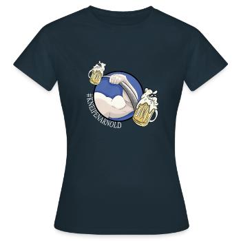Kneipenarnold - Frauen T-Shirt - Navy - Vorne - AI Model Female 172 dark (172cm)