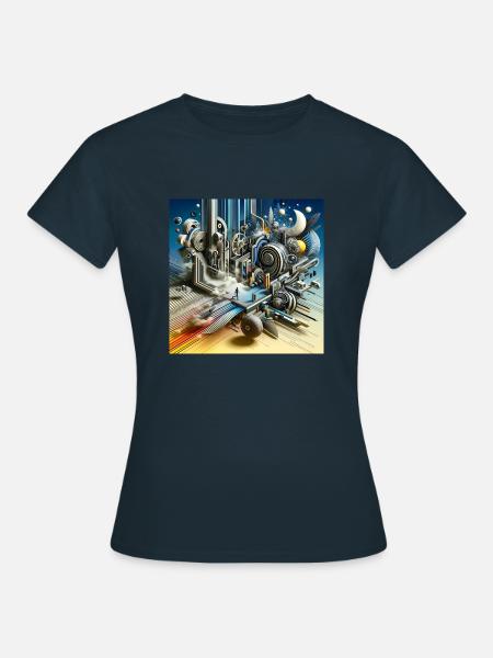 DimensionMix - Frauen T-Shirt - Navy