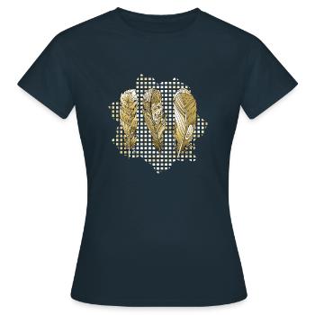 Stylo - T-shirt Femme - marine - Devant - AI Model Female 172 dark (172cm)