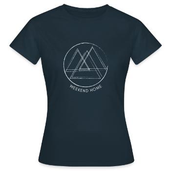 Montagne / Maison de week-end - T-shirt Femme - marine - Devant - AI Model Female 172 dark (172cm)