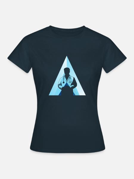 Medizin Aerzte Aerztin - Frauen T-Shirt - Navy