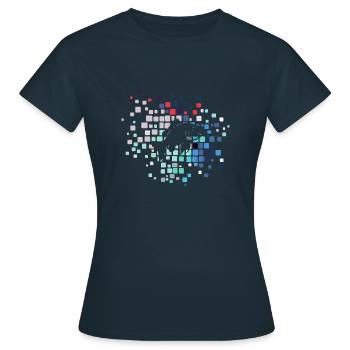 Pêche Perche Pêche à la perche - T-shirt Femme - marine - Devant - AI Model Female 172 dark (172cm)