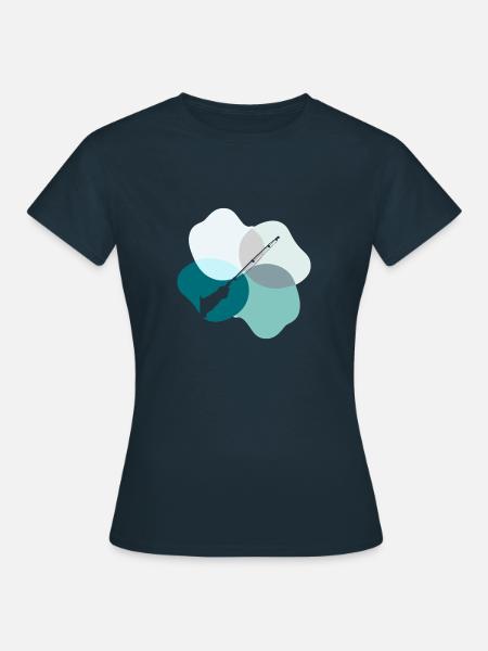 Magnetfischen Metall - Frauen T-Shirt - Navy