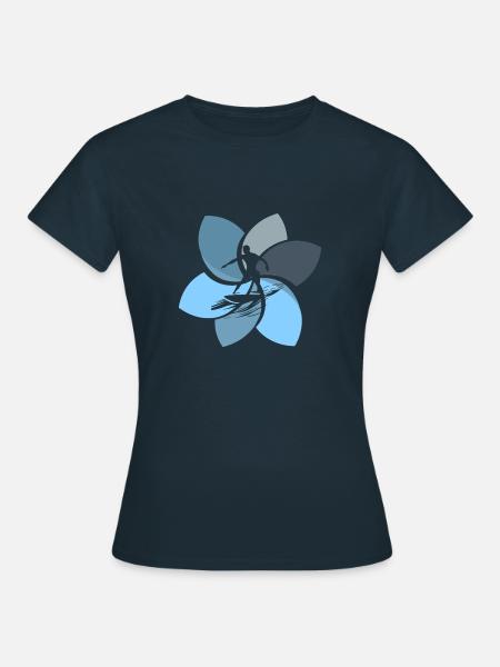 Surfer Hawaii Surfboard - Frauen T-Shirt - Navy