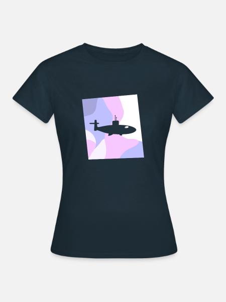 Uboot U Boot Tauchen - Frauen T-Shirt - Navy