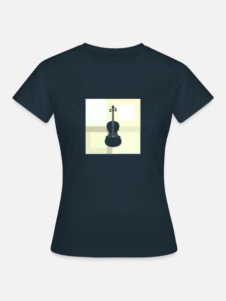 Instrument Saiten - Frauen T-Shirt - Navy