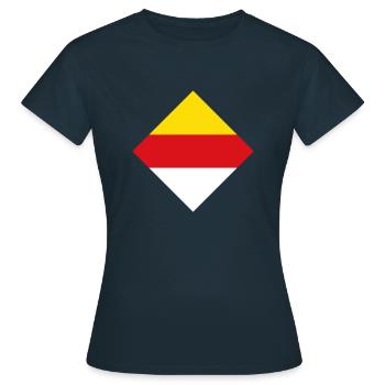 Carinthie - T-shirt Femme - marine - Devant - AI Model Female 172 dark (172cm)