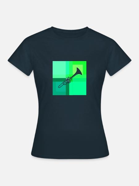 Blasinstrument Blaeser - Frauen T-Shirt - Navy