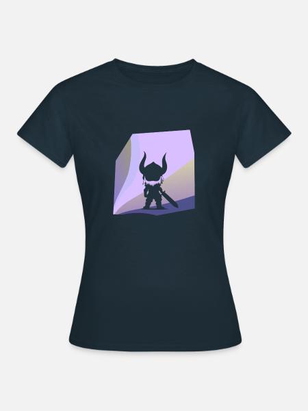 Wikinger Runen Hammer - Frauen T-Shirt - Navy