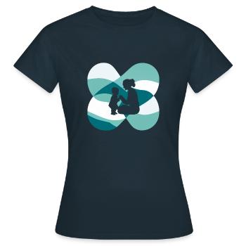 Babysitter Children's Story - Women's T-Shirt - navy - Front - AI Model Female 172 dark (172cm)