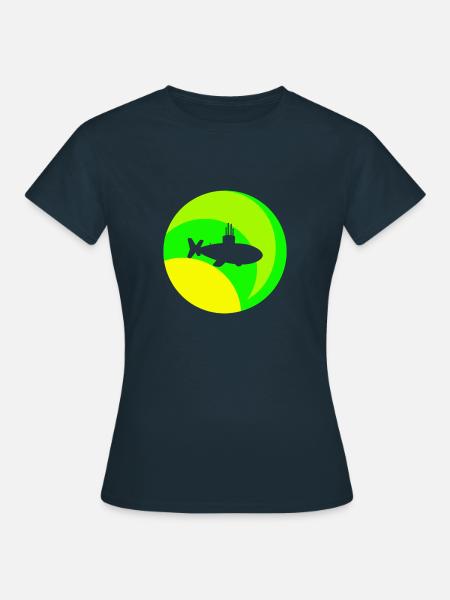 Uboot Tauchen U Boot - Frauen T-Shirt - Navy