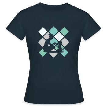 Nanny care - Women's T-Shirt - navy - Front - AI Model Female 172 dark (172cm)