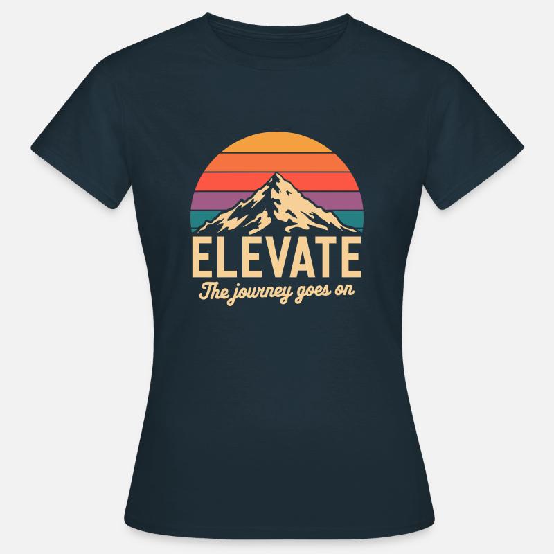 Elevate: The journey continues - Women's T-Shirt - navy