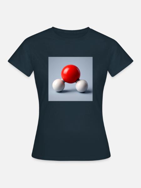 Nur klares Wasser - Frauen T-Shirt - Navy
