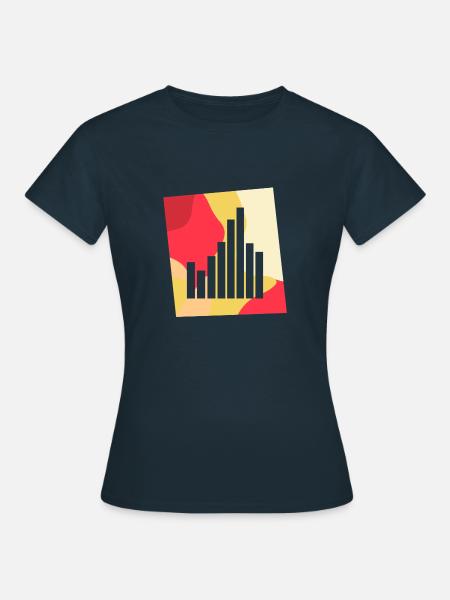Datenanalyse - Frauen T-Shirt - Navy