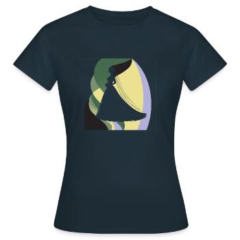 Braut Hochzeitsplanung Verlobung - Frauen T-Shirt - Navy - Vorne - AI Model Female 172 dark (172cm)