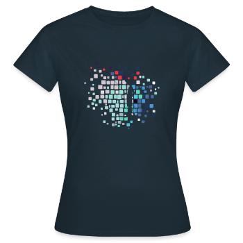 Fishing Rod Fishing Equipment - Women's T-Shirt - navy - Front - AI Model Female 172 dark (172cm)