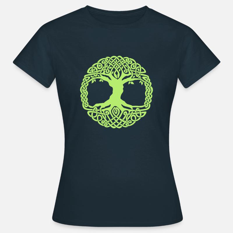 CelticTree - Women's T-Shirt - navy