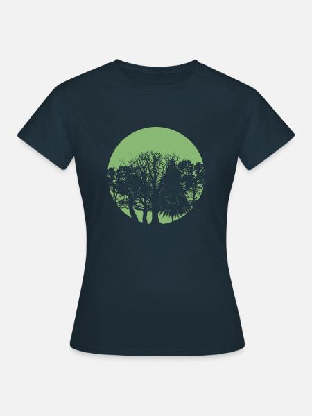 Kreis Wald - Frauen T-Shirt - Navy