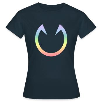 Cheval - T-shirt Femme - marine - Devant - AI Model Female 172 dark (172cm)