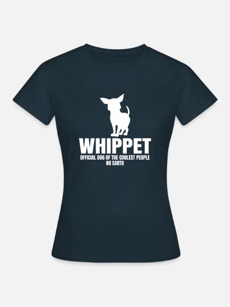 Dog Hund - Frauen T-Shirt - Navy