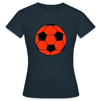 Football - T-shirt Femme - marine - Devant - AI Model Female 172 dark (172cm)