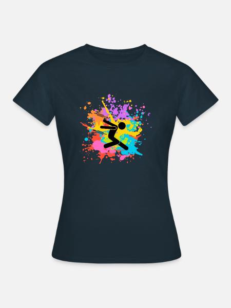 Spectrum Silhouettes - Frauen T-Shirt - Navy
