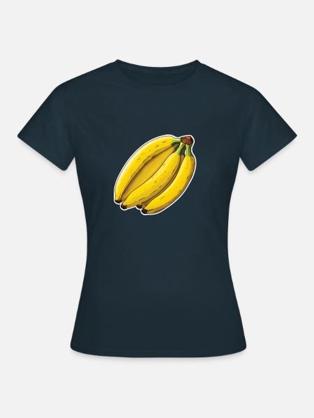 Bananen - Frauen T-Shirt - Navy