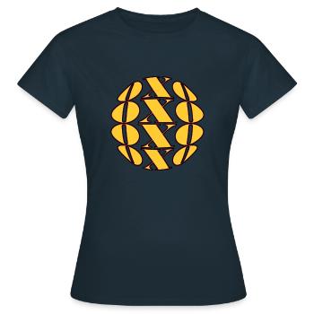 OXO S - Women's T-Shirt - navy - Front - AI Model Female 172 dark (172cm)
