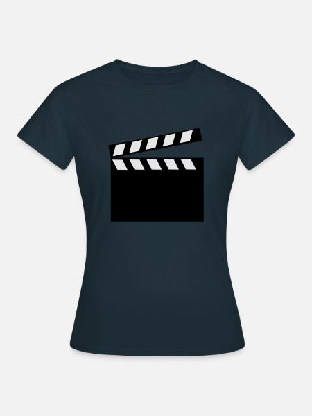 Filmklappe - Frauen T-Shirt - Navy