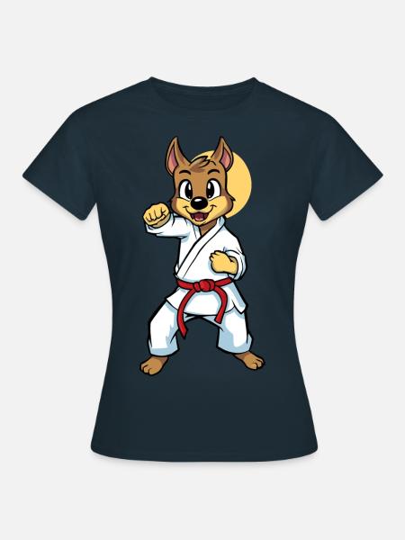Chien de combat - T-shirt Femme - marine