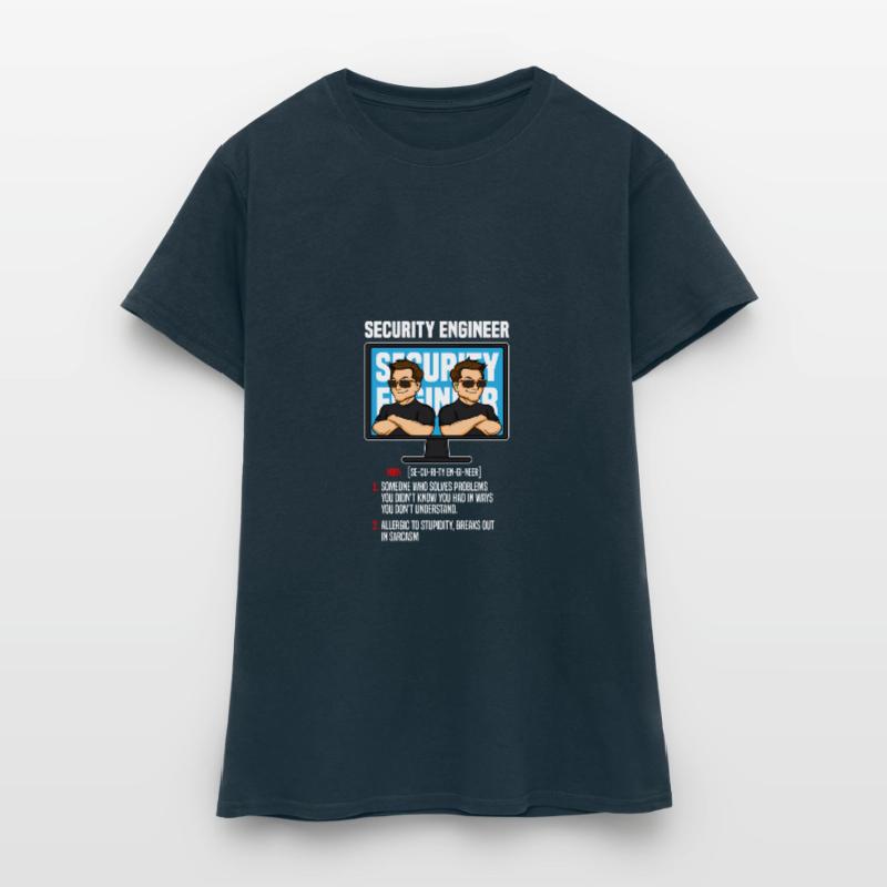 IT Security Definition computer security Trojan gift Women's T-Shirt