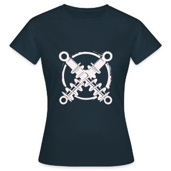 Atelier - Tournevis Tournevis Amateur - T-shirt Femme - marine - Devant - AI Model Female 172 dark (172cm)