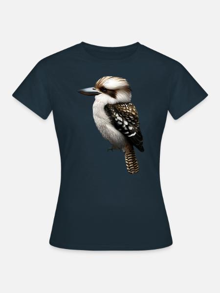 Süßer Kookaburra - Frauen T-Shirt - Navy