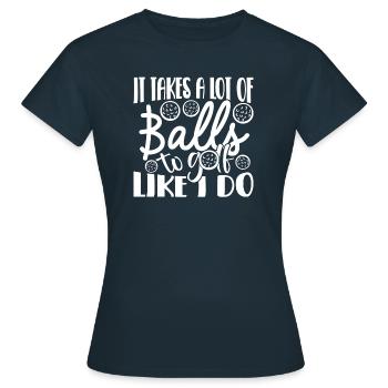 Golf Golf golf golf golfeurs - T-shirt Femme - marine - Devant - AI Model Female 172 dark (172cm)