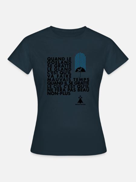 BREIZH GOELAND - T-shirt Femme - marine