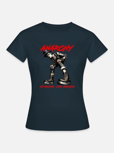 Punk-Anarchie - Frauen T-Shirt - Navy