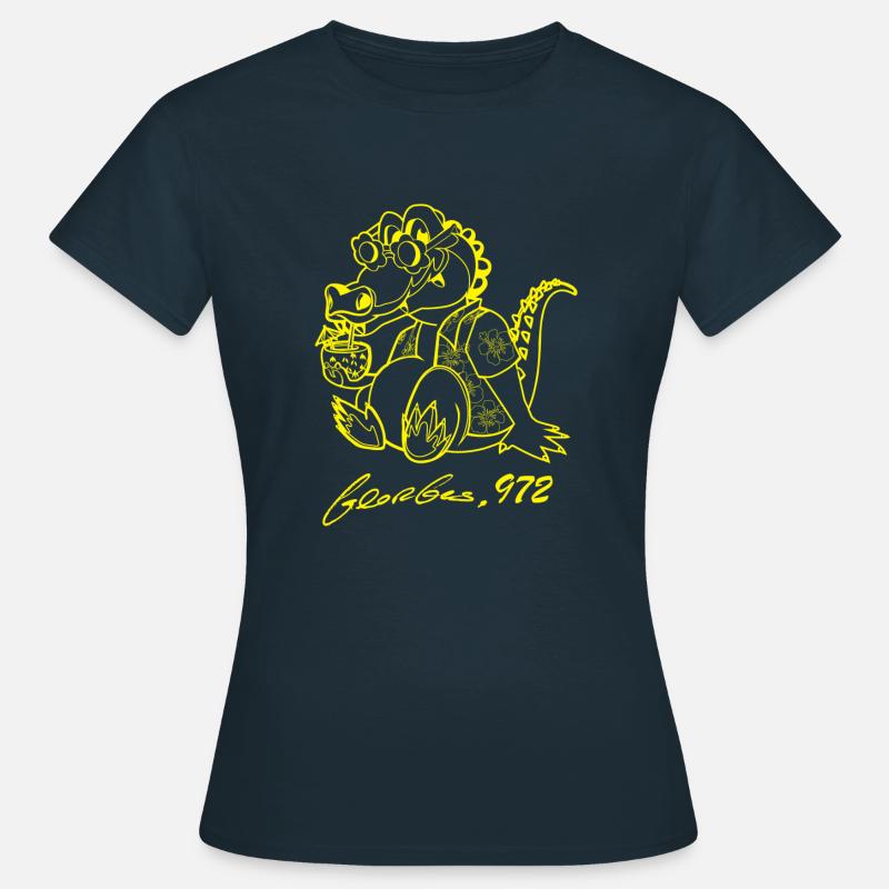 Georges Basic Yellow - Women's T-Shirt - navy