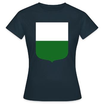 Saxe - T-shirt Femme - marine - Devant - AI Model Female 172 dark (172cm)