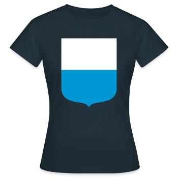 Bavière - T-shirt Femme - marine - Devant - AI Model Female 172 dark (172cm)